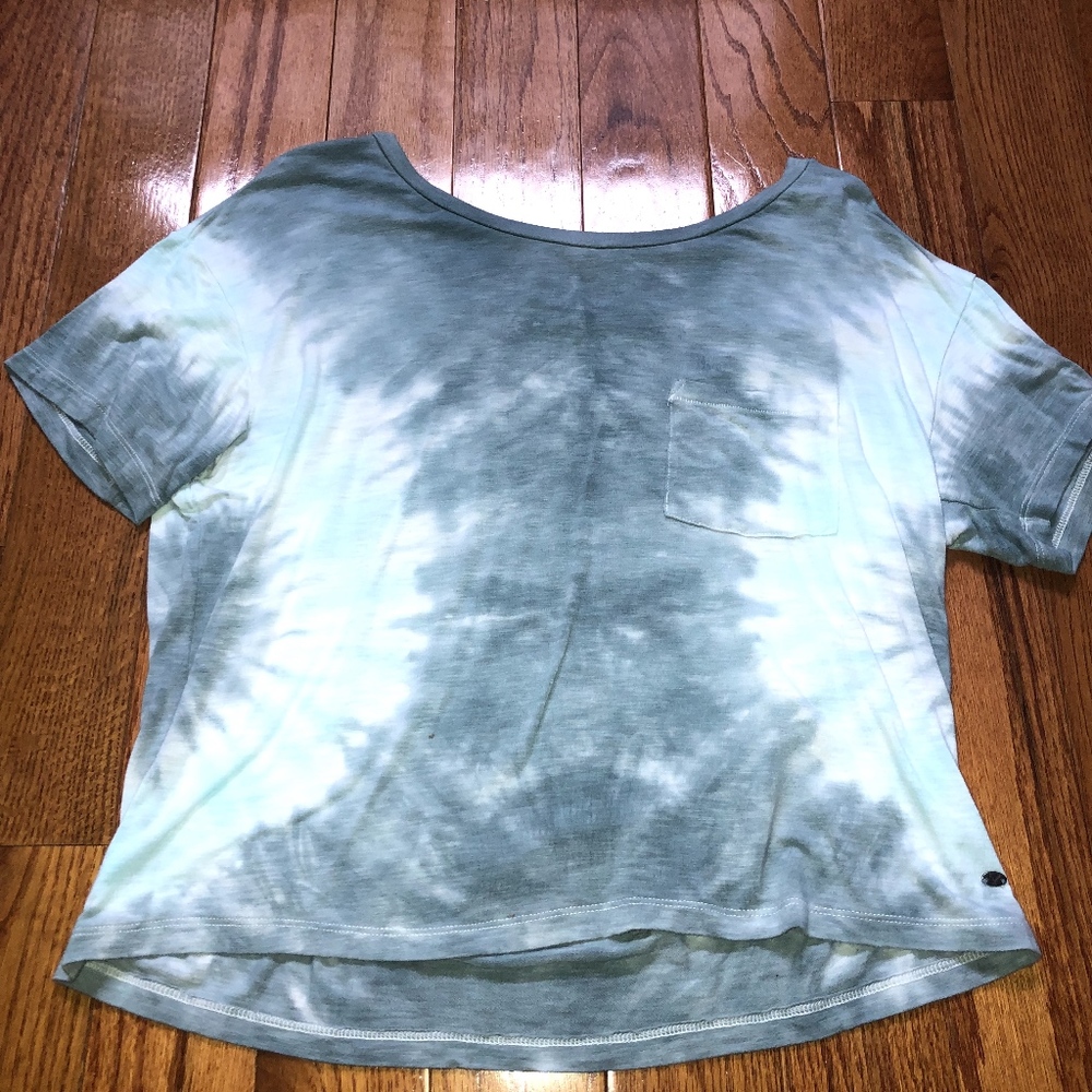 Tie dye short sleeve top